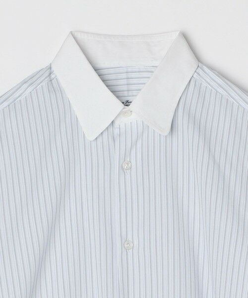 SHIPS / シップス シャツ・ブラウス | 【SHIPS別注】Errico Formicola: ストライプ ラウンドカラー クレリック シャツ | 詳細14