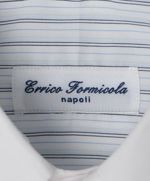SHIPS / シップス シャツ・ブラウス | 【SHIPS別注】Errico Formicola: ストライプ ラウンドカラー クレリック シャツ | 詳細17