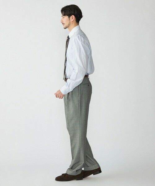 SHIPS / シップス シャツ・ブラウス | 【SHIPS別注】Errico Formicola: ストライプ ラウンドカラー クレリック シャツ | 詳細7