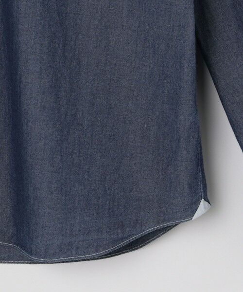 SHIPS / シップス シャツ・ブラウス | 【SHIPS別注】Errico Formicola: ラウンドカラー デニム ソリッド シャツ | 詳細10