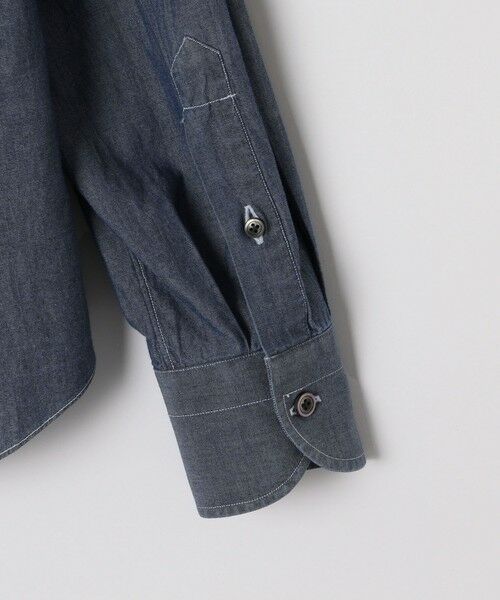 SHIPS / シップス シャツ・ブラウス | 【SHIPS別注】Errico Formicola: ラウンドカラー デニム ソリッド シャツ | 詳細11