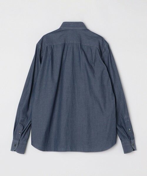 SHIPS / シップス シャツ・ブラウス | 【SHIPS別注】Errico Formicola: ラウンドカラー デニム ソリッド シャツ | 詳細8