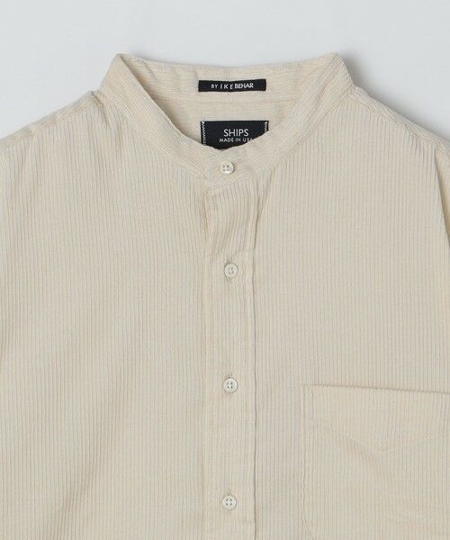 SHIPS / シップス シャツ・ブラウス | 【SHIPS別注】IKE BEHAR: ワイドコーデュロイ バンドカラーシャツ | 詳細6