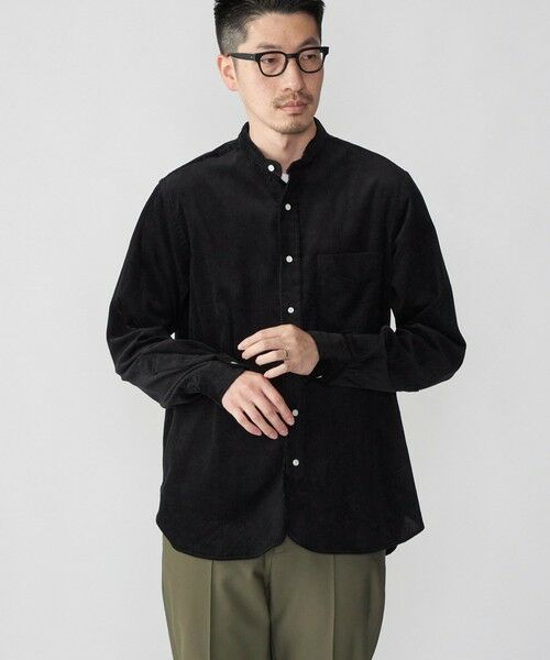 SHIPS / シップス シャツ・ブラウス | 【SHIPS別注】IKE BEHAR: ワイドコーデュロイ バンドカラーシャツ | 詳細10