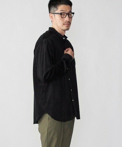 SHIPS / シップス シャツ・ブラウス | 【SHIPS別注】IKE BEHAR: ワイドコーデュロイ バンドカラーシャツ | 詳細13