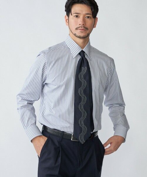 SHIPS / シップス シャツ・ブラウス | GUY ROVER: オルタネート ストライプ ワイドカラー シャツ | 詳細2