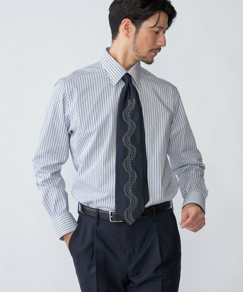 SHIPS / シップス シャツ・ブラウス | GUY ROVER: オルタネート ストライプ ワイドカラー シャツ | 詳細3