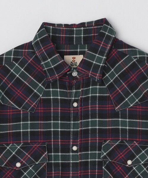 SHIPS / シップス シャツ・ブラウス | GUY ROVER: コットンフランネル チェック ウェスタン シャツ | 詳細2