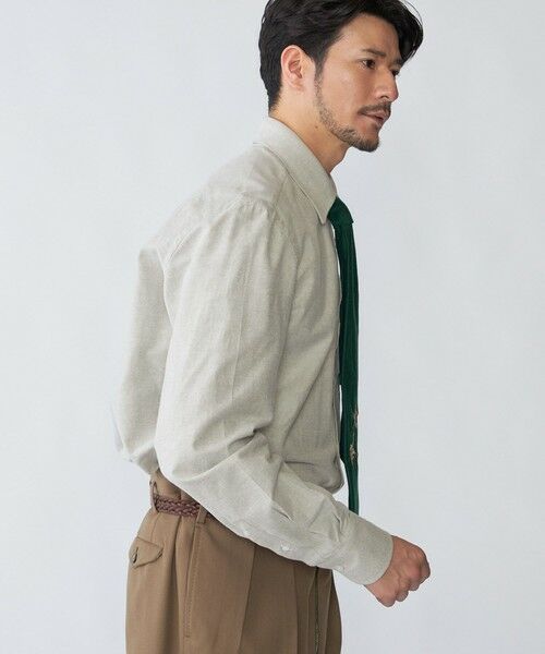 SHIPS / シップス シャツ・ブラウス | 【SHIPS別注】Errico Formicola: ブラッシュドコットン レギュラーカラー シャツ | 詳細4