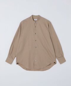 SHIPS / シップス シャツ・ブラウス | Errico Formicola: コットンツイル バンドカラー オーバーシャツ