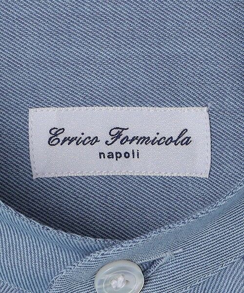 SHIPS / シップス シャツ・ブラウス | Errico Formicola: コットンツイル バンドカラー オーバーシャツ | 詳細6