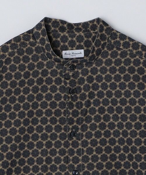 SHIPS / シップス シャツ・ブラウス | Errico Formicola:メダリオンプリント コーデュロイ バンドカラー プルオーバーシャツ | 詳細2