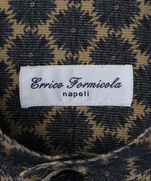 SHIPS / シップス シャツ・ブラウス | Errico Formicola:メダリオンプリント コーデュロイ バンドカラー プルオーバーシャツ | 詳細5