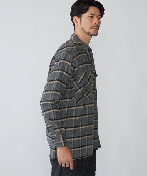 SHIPS / シップス シャツ・ブラウス | 【SHIPS別注】Errico Formicola: ウィンドウペーンチェック オーバーシャツ | 詳細4
