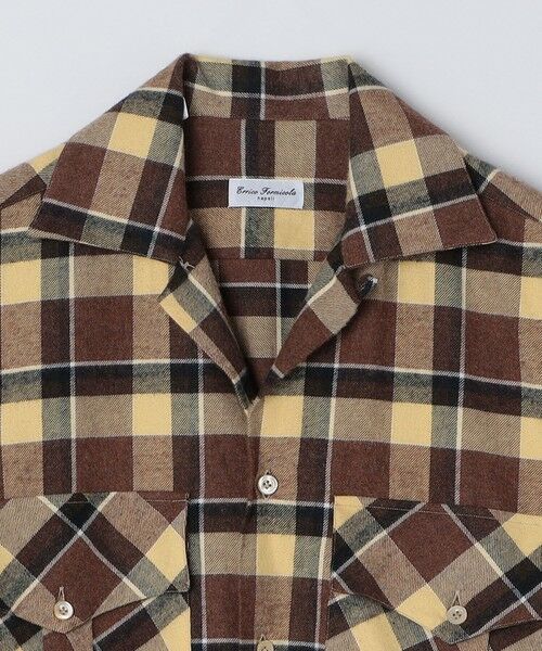 SHIPS / シップス シャツ・ブラウス | 【SHIPS別注】Errico Formicola: コットンフランネル チェック オーバーシャツ | 詳細13