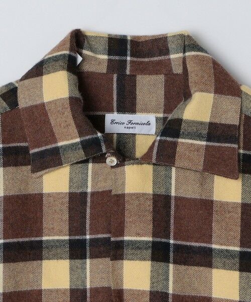 SHIPS / シップス シャツ・ブラウス | 【SHIPS別注】Errico Formicola: コットンフランネル チェック オーバーシャツ | 詳細14