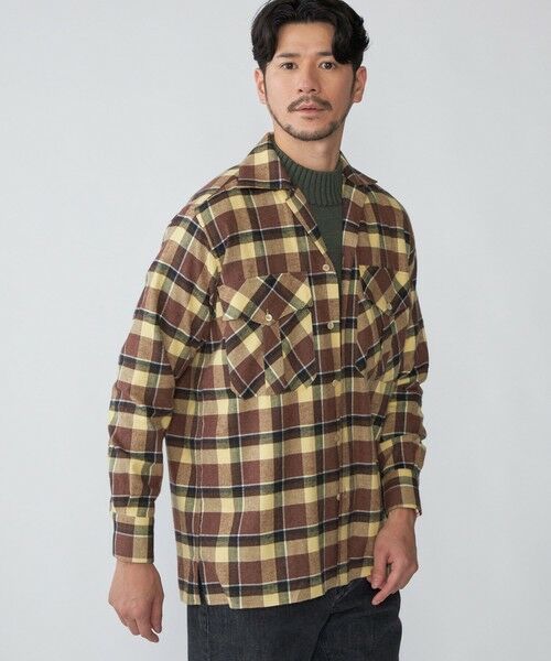 SHIPS / シップス シャツ・ブラウス | 【SHIPS別注】Errico Formicola: コットンフランネル チェック オーバーシャツ | 詳細2