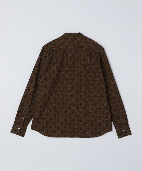 SHIPS / シップス シャツ・ブラウス | Errico Formicola: フラワープリント コーデュロイ バンドカラー プルオーバーシャツ | 詳細1