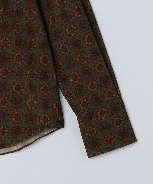 SHIPS / シップス シャツ・ブラウス | Errico Formicola: フラワープリント コーデュロイ バンドカラー プルオーバーシャツ | 詳細3