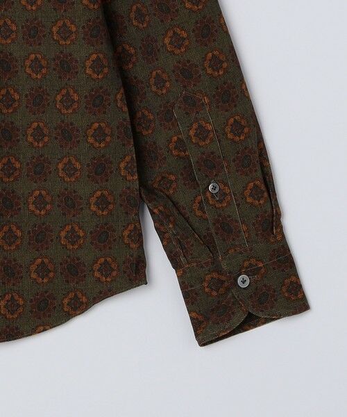 SHIPS / シップス シャツ・ブラウス | Errico Formicola: フラワープリント コーデュロイ バンドカラー プルオーバーシャツ | 詳細4