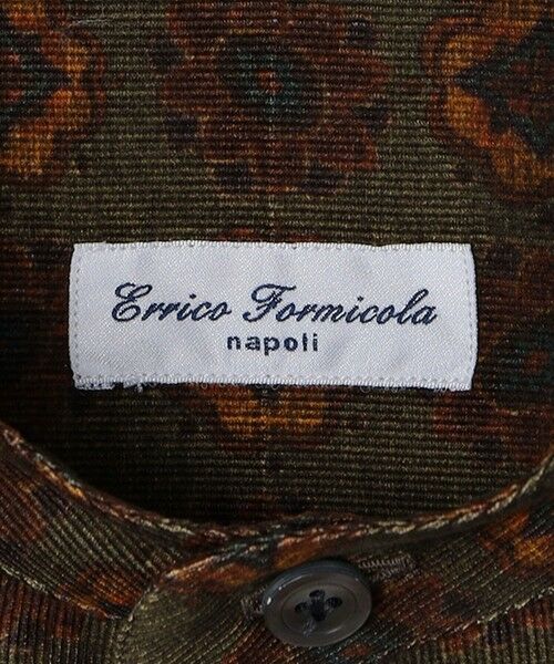 SHIPS / シップス シャツ・ブラウス | Errico Formicola: フラワープリント コーデュロイ バンドカラー プルオーバーシャツ | 詳細5