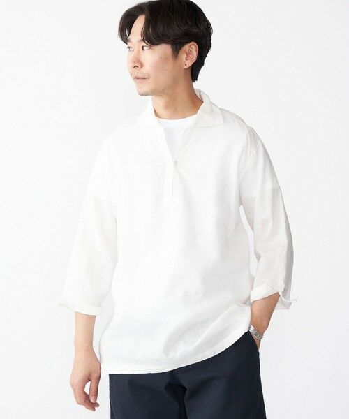 SHIPS / シップス シャツ・ブラウス | SHIPS: フレックスリネン 7スリーブ カプリ シャツ | 詳細2