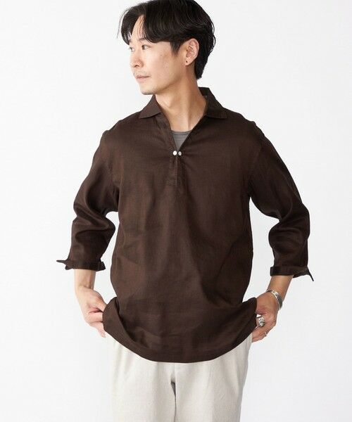 SHIPS / シップス シャツ・ブラウス | SHIPS: フレックスリネン 7スリーブ カプリ シャツ | 詳細22