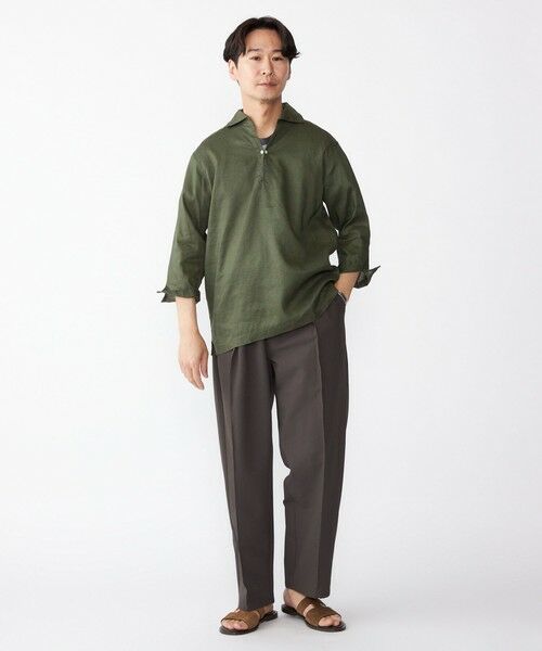 SHIPS / シップス シャツ・ブラウス | SHIPS: フレックスリネン 7スリーブ カプリ シャツ | 詳細25