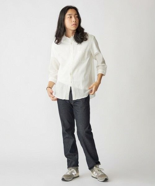 SHIPS / シップス シャツ・ブラウス | SHIPS: エアー サッカー レギュラーカラー 7スリーブ シャツ | 詳細1