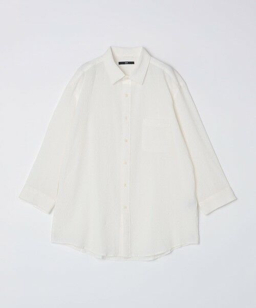 SHIPS / シップス シャツ・ブラウス | SHIPS: エアー サッカー レギュラーカラー 7スリーブ シャツ | 詳細3