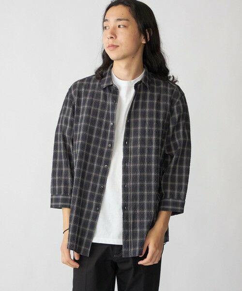 SHIPS / シップス シャツ・ブラウス | SHIPS: エアー サッカー レギュラーカラー 7スリーブ シャツ | 詳細23