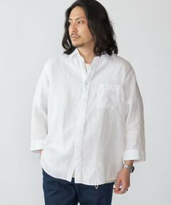 SHIPS / シップス シャツ・ブラウス | SHIPS: レイモンド レギュラーカラー リネン 7スリーブ シャツ