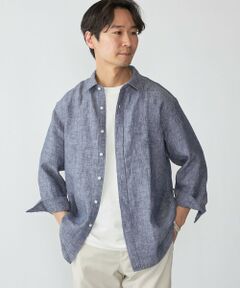 SHIPS / シップス シャツ・ブラウス | SHIPS: レイモンド レギュラーカラー リネン 7スリーブ シャツ