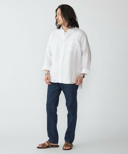 SHIPS / シップス シャツ・ブラウス | SHIPS: レイモンド レギュラーカラー リネン 7スリーブ シャツ | 詳細1