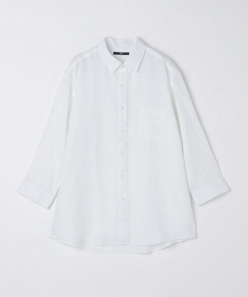 SHIPS / シップス シャツ・ブラウス | SHIPS: レイモンド レギュラーカラー リネン 7スリーブ シャツ | 詳細3