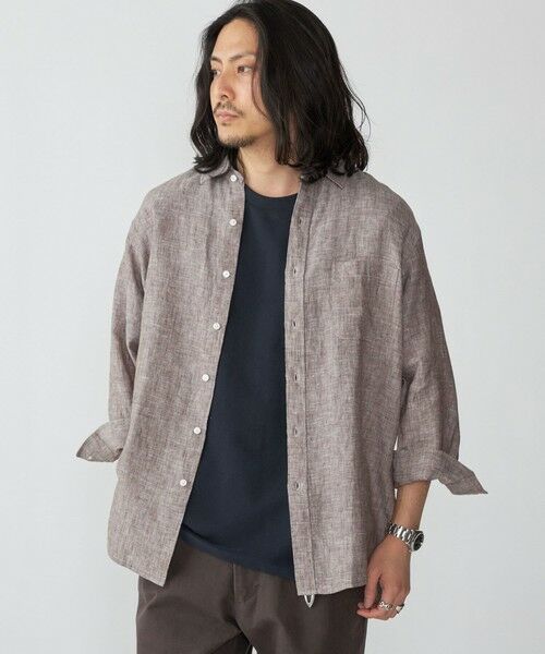 SHIPS / シップス シャツ・ブラウス | SHIPS: レイモンド レギュラーカラー リネン 7スリーブ シャツ | 詳細11