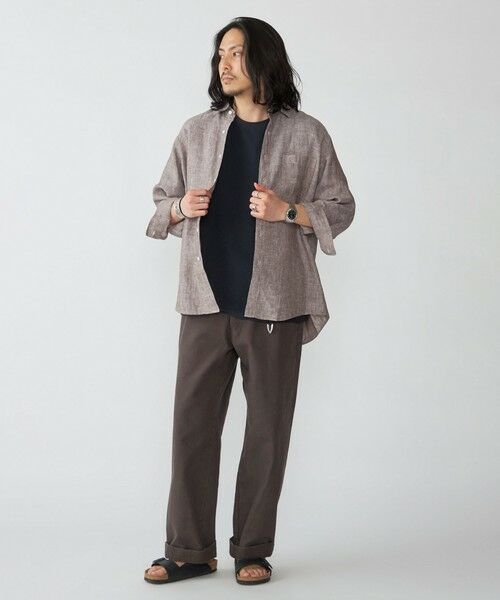 SHIPS / シップス シャツ・ブラウス | SHIPS: レイモンド レギュラーカラー リネン 7スリーブ シャツ | 詳細10