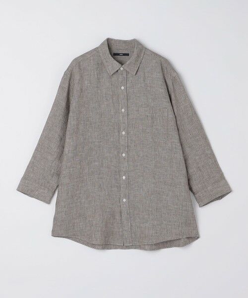 SHIPS / シップス シャツ・ブラウス | SHIPS: レイモンド レギュラーカラー リネン 7スリーブ シャツ | 詳細12