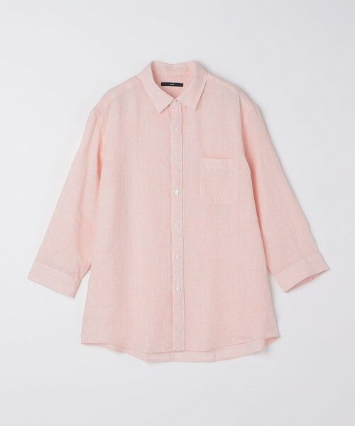 SHIPS / シップス シャツ・ブラウス | SHIPS: レイモンド レギュラーカラー リネン 7スリーブ シャツ | 詳細16