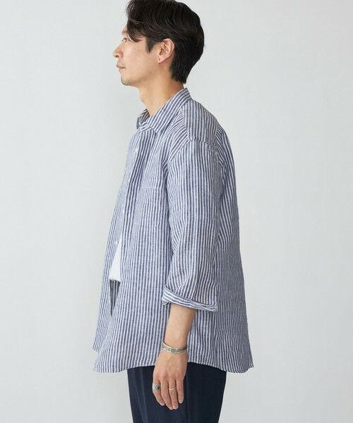 SHIPS / シップス シャツ・ブラウス | SHIPS: レイモンド レギュラーカラー リネン 7スリーブ シャツ | 詳細23