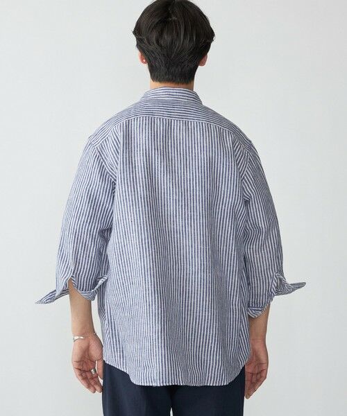 SHIPS / シップス シャツ・ブラウス | SHIPS: レイモンド レギュラーカラー リネン 7スリーブ シャツ | 詳細24