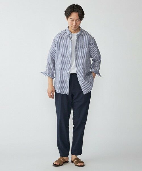 SHIPS / シップス シャツ・ブラウス | SHIPS: レイモンド レギュラーカラー リネン 7スリーブ シャツ | 詳細18