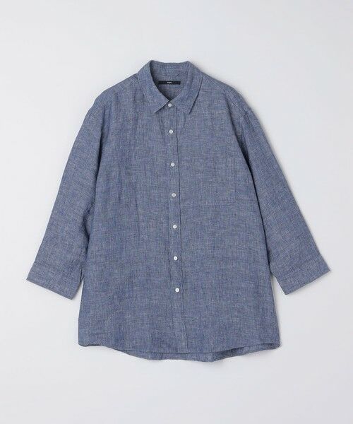 SHIPS / シップス シャツ・ブラウス | SHIPS: レイモンド レギュラーカラー リネン 7スリーブ シャツ | 詳細30