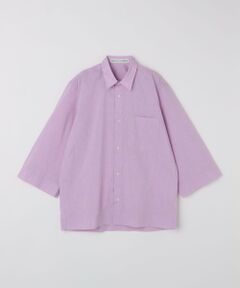 SHIPS / シップス シャツ・ブラウス | BATEAUX DE SHIPS: レギュラーカラー ソリッド 8分袖 シャツ