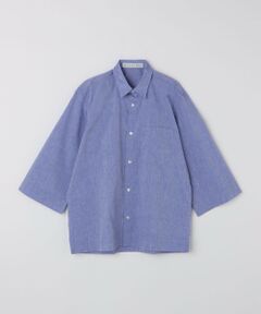 SHIPS / シップス シャツ・ブラウス | BATEAUX DE SHIPS: レギュラーカラー ソリッド 8分袖 シャツ