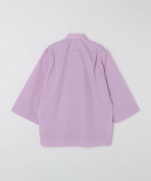 SHIPS / シップス シャツ・ブラウス | BATEAUX DE SHIPS: レギュラーカラー ソリッド 8分袖 シャツ | 詳細1