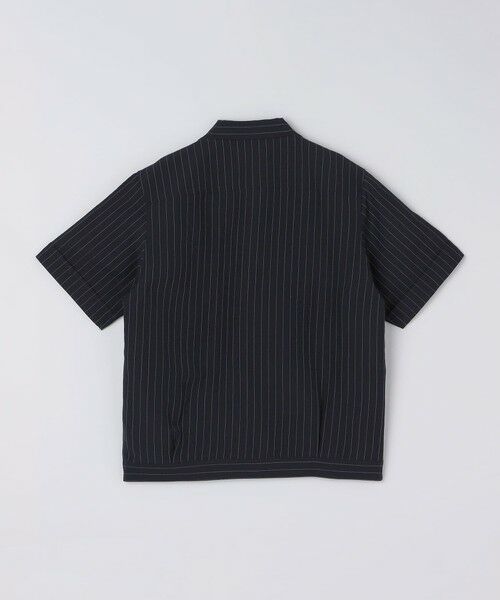 SHIPS / シップス シャツ・ブラウス | BATEAUX DE SHIPS: ウール リネン ストライプ オープンカラー シャツ | 詳細1