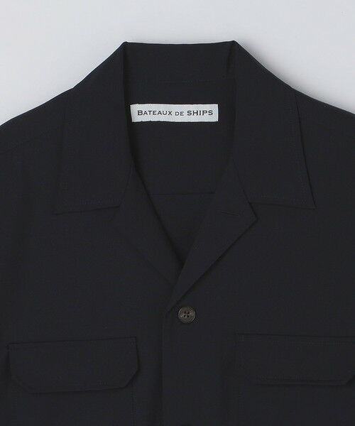 SHIPS / シップス シャツ・ブラウス | BATEAUX DE SHIPS: ウール トロピカル 半袖 シャツ | 詳細2