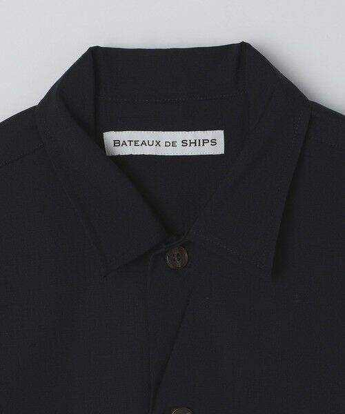 SHIPS / シップス シャツ・ブラウス | BATEAUX DE SHIPS: ウール トロピカル 半袖 シャツ | 詳細3