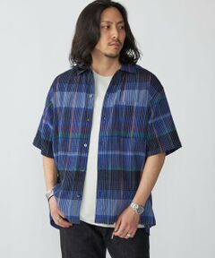 SHIPS / シップス シャツ・ブラウス | SHIPS: ボイル ビッグ チェック レギュラーカラー ウィークエンド ショートスリーブ シャツ